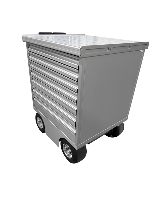30" Aluminum Pit Cart