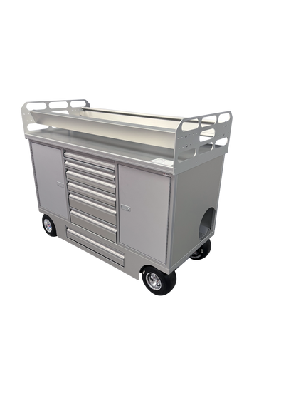 60" Aluminum Pit Cart