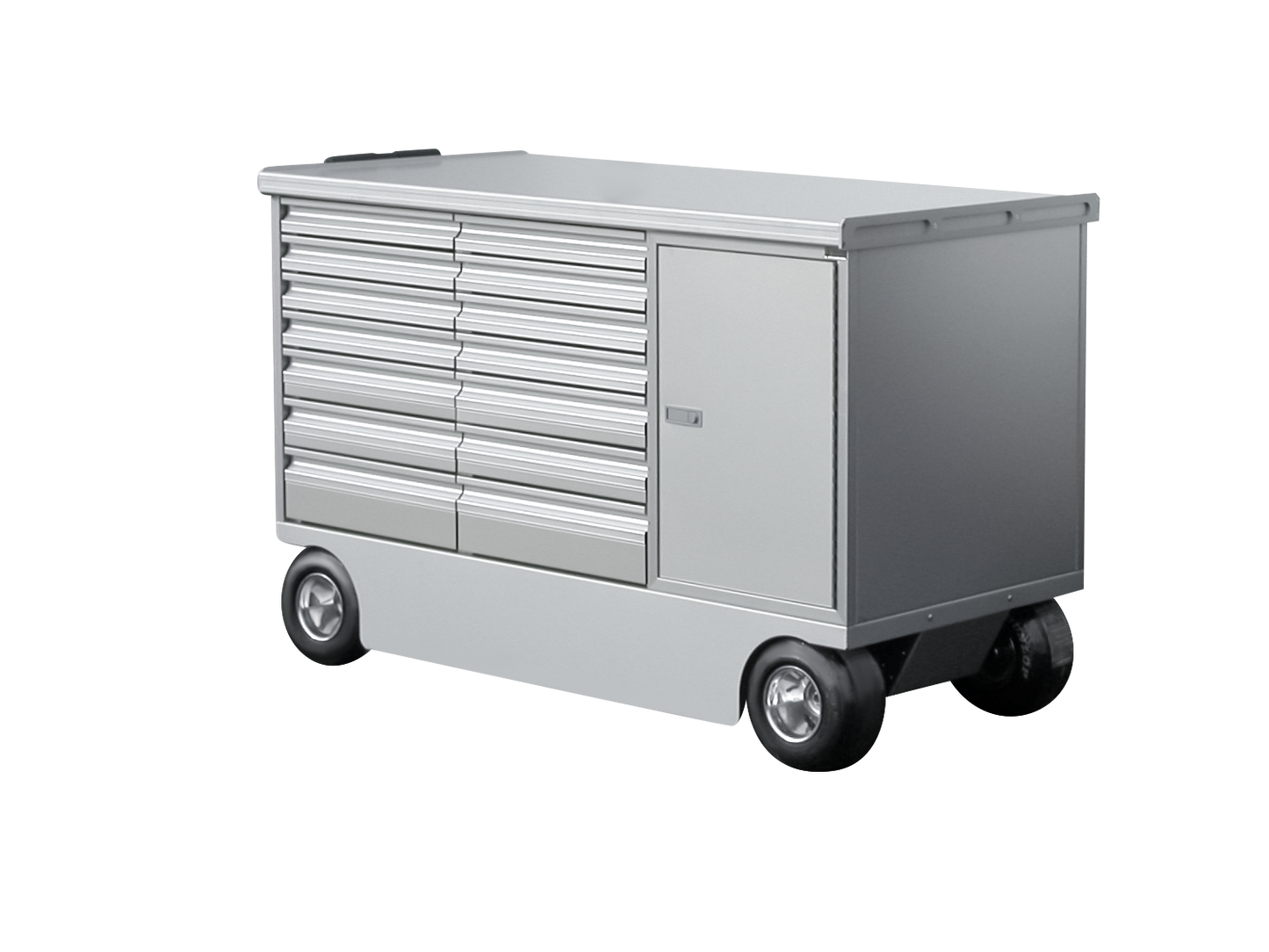 60" Aluminum Pit Cart