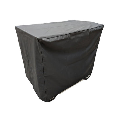 60" Aluminum Pit Cart 6 Drawer with Belly - Black